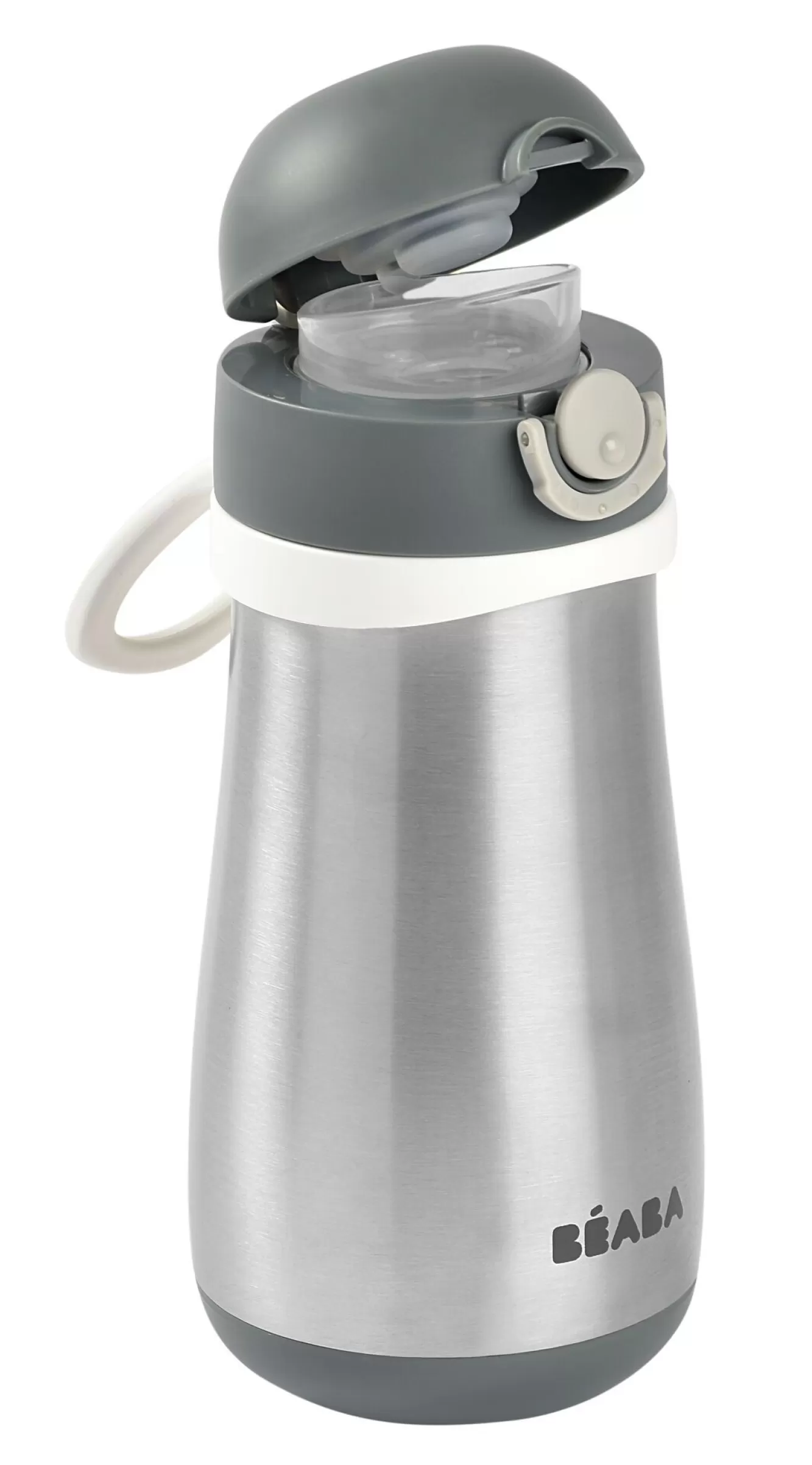 BÉABA Biberons Et Accessoires-Gourde Inox 350 Ml Mineral Grey